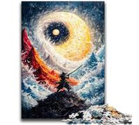 Puzzles pour Adolescents 1000 pièces Yin Yang Ninja Un Jeu éducatif Amusant et Humoristique pour Un Anniversaire 26x38cm