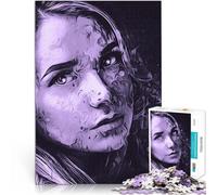 Puzzles pour Adolescents 1000 pièces Zombie Noir Entraînez Votre Cerveau et Vos Mains avec Affiche et Feuille de Questions correspondantes 52x38cm