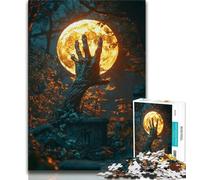 Puzzles pour Adolescents 1000 pièces Zombies dans la Tombe 1000 pièces pour Adultes défi d'intelligence cérébrale Jouets addictifs pour la décoration de la Maison 26x38cm