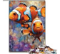 Puzzles pour Adolescents 1000 Poissons-Clowns, entraînez Votre Cerveau et Vos Mains Cadeaux d'anniversaire Uniques pour Les 14 Ans et Plus (Taille 50x75cm)
