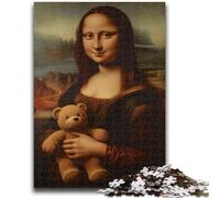 Puzzles pour Adolescents 1000 Puzzles Abstraits Mona Lisa Aidez Le Cerveau à exercer des Jouets addictifs pour cultiver la Patience Convient aux Couples 26x38cm