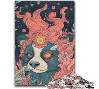 Puzzles pour Adolescents 1000 Puzzles Animal Panda Art Difficile Dur Cadeaux pour Les Amis et la Famille Convient pour Et 14 26x38cm