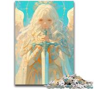 Puzzles pour Adolescents 1000 Puzzles Anime Angel Jeu Stimulant Cadeaux pour est idéal comme Cadeau pour Toute la Famille 50X75CM