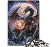 Puzzles pour Adolescents 1000 Puzzles Anime Dragon Difficile à compléter, mais Amusant et Humoristique Cadeau d'anniversaire, Cadeaux, décoration Murale 50x75cm
