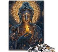 Puzzles pour Adolescents 1000 Puzzles Art Bouddha pour Les 14 Ans et Plus Jeux de Famille Jeu de Noël Cadeaux pour Femmes 50x75cm