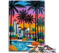 Puzzles pour Adolescents 1000 Puzzles Baleines sous Le Ciel étoilé Entraînez Votre Cerveau et Vos Mains Interaction Parent-Enfant pour Les 14 Ans et Plus 50x75cm