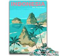Puzzles pour Adolescents 1000 Puzzles Bali Entraînez Votre Cerveau et Vos Mains Interaction Parent-Enfant pour Les 14 Ans et Plus (Taille 50x70cm)