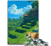 Puzzles pour Adolescents 1000 Puzzles Beau Chat Orange pour Les 14 Ans et Plus Jeux de Famille Jeu de Noël Cadeaux pour Femmes 26x38cm