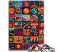 Puzzles pour Adolescents 1000 Puzzles Choses psychédéliques Difficile Cadeaux pour Les Amis et la Famille Convient pour Et 14 26x38cm