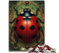 Puzzles pour Adolescents 1000 Puzzles Coccinelle à Sept Points Entraînez Votre Cerveau et Vos Mains Interaction Parent-Enfant pour Les 14 Ans et Plus 50x75cm