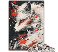 Puzzles pour Adolescents 1000 Puzzles Dieu des Renards Difficile à compléter mais Amusant et Humoristique Décoration d'intérieur Unique et Cadeaux 26x38cm
