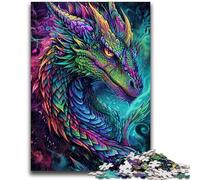 Puzzles pour Adolescents 1000 Puzzles Dragon mystérieux pour Les 14 Ans et Plus Jeux de Famille Jeu de Noël Cadeaux pour Femmes 50x75cm