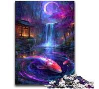 Puzzles pour Adolescents 1000 Puzzles Galaxy Koi pour Les 14 Ans et Plus Jeux de Famille Jeu de Noël Cadeaux pour Femmes 26x38cm