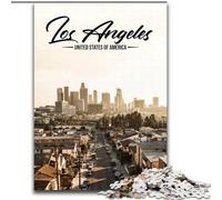 Puzzles pour Adolescents 1000 Puzzles Los Angeles, adaptés aux Personnes de 14 Ans et Plus Jeux éducatifs Cadeaux du Père Noël Secret 50x75cm