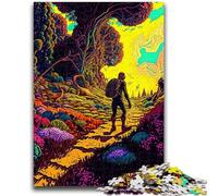 Puzzles pour Adolescents 1000 Puzzles Nature psychédélique Entraînez Votre Cerveau et Vos Mains Interaction Parent-Enfant pour Les 14 Ans et Plus 38x26cm