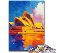 Puzzles pour Adolescents 1000 Puzzles Opéra de Sydney Entraînez Votre Cerveau et Vos Mains Cadeaux pour Amis et Famille 38x26cm