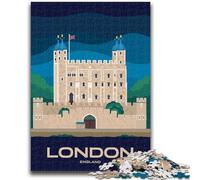 Puzzles pour Adolescents 1000 Puzzles Paysage Urbain de Londres Entraînez Votre Cerveau et Vos Mains Interaction Parent-Enfant pour Les 14 Ans et Plus (Taille 50x70cm)