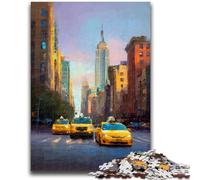Puzzles pour Adolescents 1000 Puzzles Paysage Urbain de New York Jeux éducatifs Décoration intérieure Collection d'artistes, Beaux-Arts 50x75cm