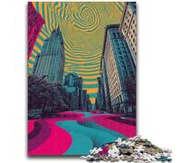 Puzzles pour Adolescents 1000 Puzzles Paysage Urbain de New York Jeux éducatifs Décoration intérieure Collection d'artistes, Beaux-Arts 50x75cm