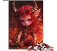 Puzzles pour Adolescents 1000 Puzzles, Petite Fille Dragon du Diable, entraînez Votre Cerveau et Vos Mains Cadeaux d'anniversaire et Cadeaux Uniques pour Les 14 Ans et Plus (Taille 50x75cm)