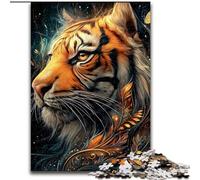 Puzzles pour Adolescents 1000 Puzzles représentant des Animaux et des Tigres, activité familiale, décoration d'intérieur Unique et Cadeaux pour Les 14 Ans et Plus (Taille 26x38cm)