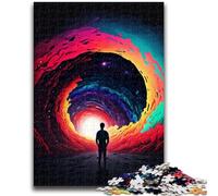 Puzzles pour Adolescents 1000 Puzzles Rue colorée pour Jeu éducatif Défi Jouet Offrez des Cadeaux pour Toute la Famille 50x75cm