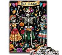 Puzzles pour Adolescents 1000 Puzzles squelettes Morts-Vivants pour Les 14 Ans et Plus Jeux de Famille Jeu de Noël Cadeaux pour Femmes 26x38cm