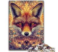 Puzzles pour Adolescents 1000 Puzzles Tournesol Renard pour Les 14 Ans et Plus Jeux de Famille Jeu de Noël Cadeaux pour Femmes 26x38cm