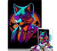 Puzzles pour Adolescents 1000 Red Fox Bouncer Gangster Puzzle 1000 pièces Anti-Stress Staycation Kill Time Wishlist avec Père Noël 75x50cm