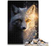 Puzzles pour Adolescents 1000 Renards Anti-Stress Staycation Kill Time Décoration Parfaite pour Les 14 Ans et Plus 50x75cm
