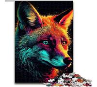 Puzzles pour Adolescents 1000 Renards Néon, entraînez Votre Cerveau et Vos Mains Cadeaux d'anniversaire et Cadeaux Uniques pour Les 14 Ans et Plus (Taille 50x75cm)