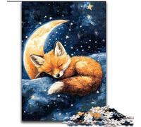 Puzzles pour Adolescents 1000 Renards sur la Lune, Jeu intellectuel pour développer l'amour Entre Couples à partir de 14 Ans (Taille 26x38cm)