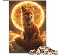 Puzzles pour Adolescents 1000 Renards sur la Lune, Jouets éducatifs, Jeux Anti-Stress, décoration d'intérieur Unique et Cadeaux (Taille 50x75cm)