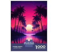 Puzzles pour Adolescents 1000 Retro Neon Dreams Puzzles pour Adultes Jouets Anti-Stress Cadeaux pour Femmes Idéal comme Cadeau pour Toute La Famille 52x38cm/1000pcs