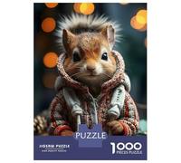 Puzzles pour Adolescents 1000 Squirrels Festive Flick Puzzles pour Adultes Jeu Manuel D'assemblage De Motifs Offre Spéciale pour Toute La Famille 52x38cm/1000pcs