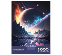 Puzzles pour Adolescents 1000 The New Saturn Landscape Puzzles pour Adultes Jouets Anti-Stress Cadeaux pour Femmes Idéal comme Cadeau pour Toute La Famille 70x50cm/1000pcs