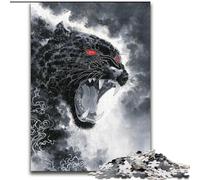 Puzzles pour Adolescents 1000 Tigres Noirs et Blancs, à partir de 14 Ans, adaptés aux Couples, activités Amusantes à la Maison, Cadeaux d'anniversaire, Cadeaux de Voyage (Taille 26x38cm)