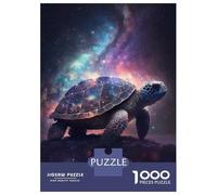 Puzzles pour Adolescents 1000 Turtle in Space Puzzles pour Adultes, Jeux De Réflexion, Cadeaux pour Femmes, Cadeaux d'anniversaire Uniques 70x50cm/1000pcs