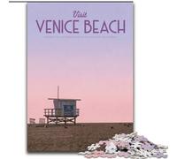 Puzzles pour Adolescents 1000 Visit Venice Beach, Jouets éducatifs, Jeux Anti-Stress, Interaction Parent-Enfant 50x75cm