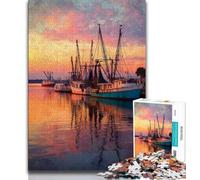 Puzzles pour Adolescents 1000 voiliers Peinture à l'huile 1000 pièces pour Adultes Design Dynamique et Unique Expérience de Puzzle relaxante et stimulante 75x50cm