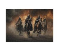 Puzzles pour Adolescents 1000pcs(38x26cm) Four Horsemen Apocalypse Puzzles pour Adultes : Jeu Manuel, Améliore La Mémoire, Idéal comme Cadeau pour Toute La Famille 1000pcs(38x26cm)