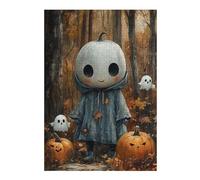 Puzzles pour Adolescents 1000pcs(38x26cm) Halloween Ghostly Forest Scene Puzzles pour Adultes Jeux Relaxants Décoration Murale Cadeaux pour Les Amis Et La Famille 1000pcs(38x26cm)