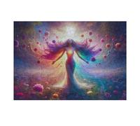 Puzzles pour Adolescents 1000pcs(38x26cm) Open Heart to Bloom Puzzles pour Adolescents, Jouets Anti-Stress, Une Œuvre d'art, Activités Amusantes À La Maison, 1000pcs(38x26cm)