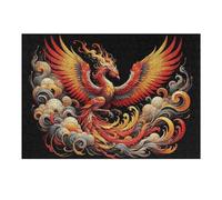 Puzzles pour Adolescents 1000pcs(38x26cm) Phoenix Rising Art Print -1 Puzzles pour Adolescents, Jouets Anti-Stress, Une Œuvre d'art, Activités Amusantes À La Maison, 1000pcs(38x26cm)
