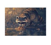 Puzzles pour Adolescents 1000pcs(38x26cm) Raccoon by The Waters Edge Puzzles pour Adultes, Jouets À Monter Soi-même, Décoration Et d'anniversaire 1000pcs(38x26cm)