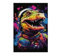 Puzzles pour Adolescents 1000pcs(38x26cm) Space Dinosaur Art Print -2 Puzzle, Jouet, Décoration Murale, Loisirs À La Maison, Cadeaux d'anniversaire Et De Noël Uniques 1000pcs(38x26cm)