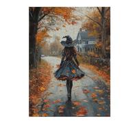 Puzzles pour Adolescents 1000pcs(52x38cm) Autumn Witch Walk-1 Puzzles pour Adultes, Jeux Relaxants, Course De Vitesse Manuelle, Cadeau d'anniversaire, Cadeaux, 1000pcs(52x38cm)