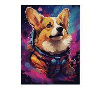 Puzzles pour Adolescents 1000pcs(52x38cm) Corgi Astronaut in Space -15 Puzzles pour Adultes, Jouets, Décoration Murale, Cadeaux pour La Maison, pour Les Amis Et La Famille 1000pcs(52x38cm)