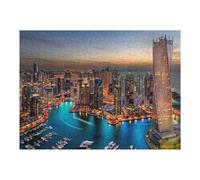 Puzzles pour Adolescents 1000pcs(52x38cm) Dubai Marina Night UAE Puzzles pour Adultes, Jouets À Monter Soi-même, Décoration Et d'anniversaire 1000pcs(52x38cm)