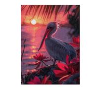 Puzzles pour Adolescents 1000pcs(52x38cm) Pelican Rock Sunset Puzzles pour Adultes, Jouets À Monter Soi-même, Décoration Et d'anniversaire 1000pcs(52x38cm)